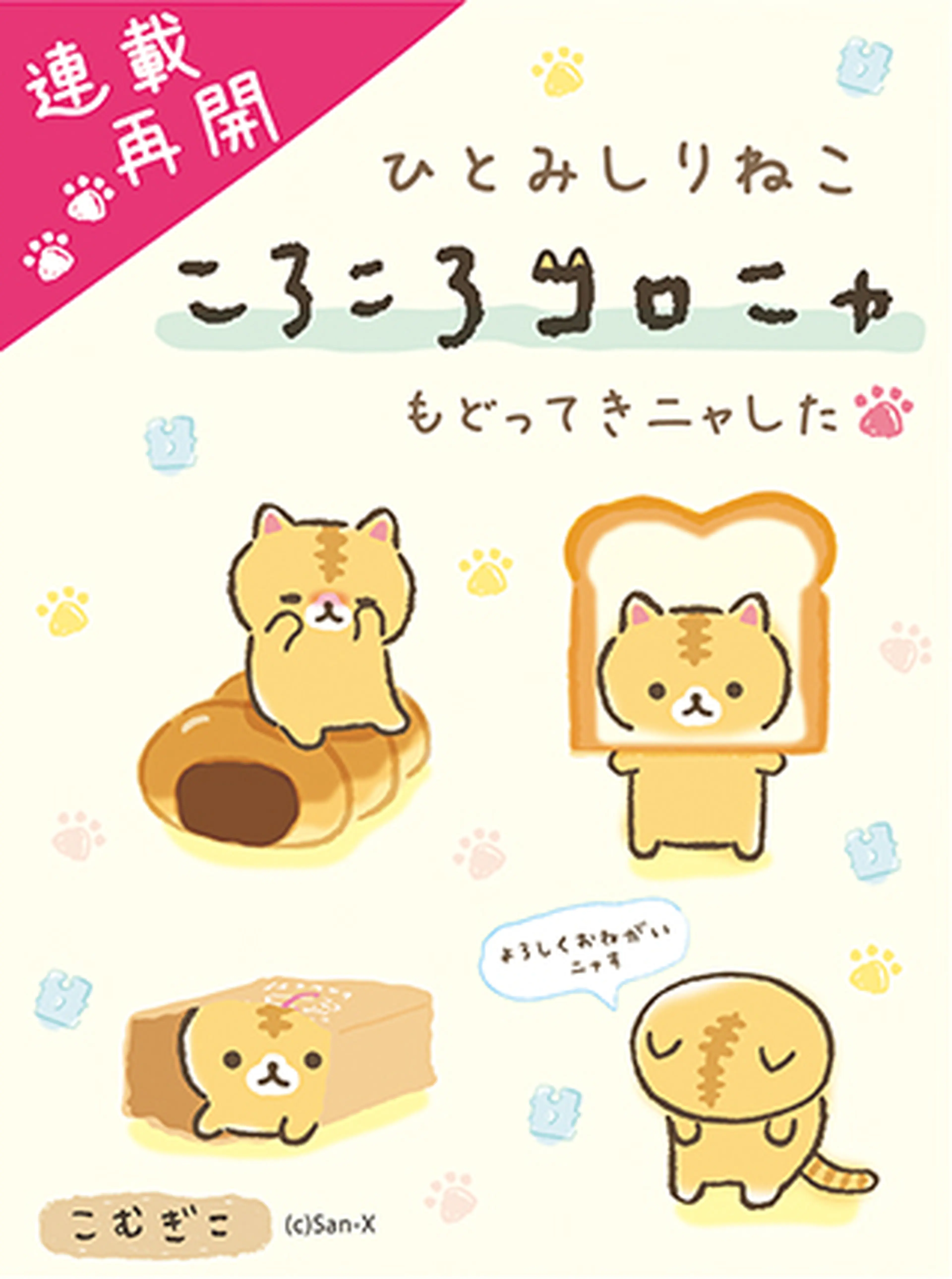 ころころコロニャ　ぱんやのひとみしりニャねこ 書影