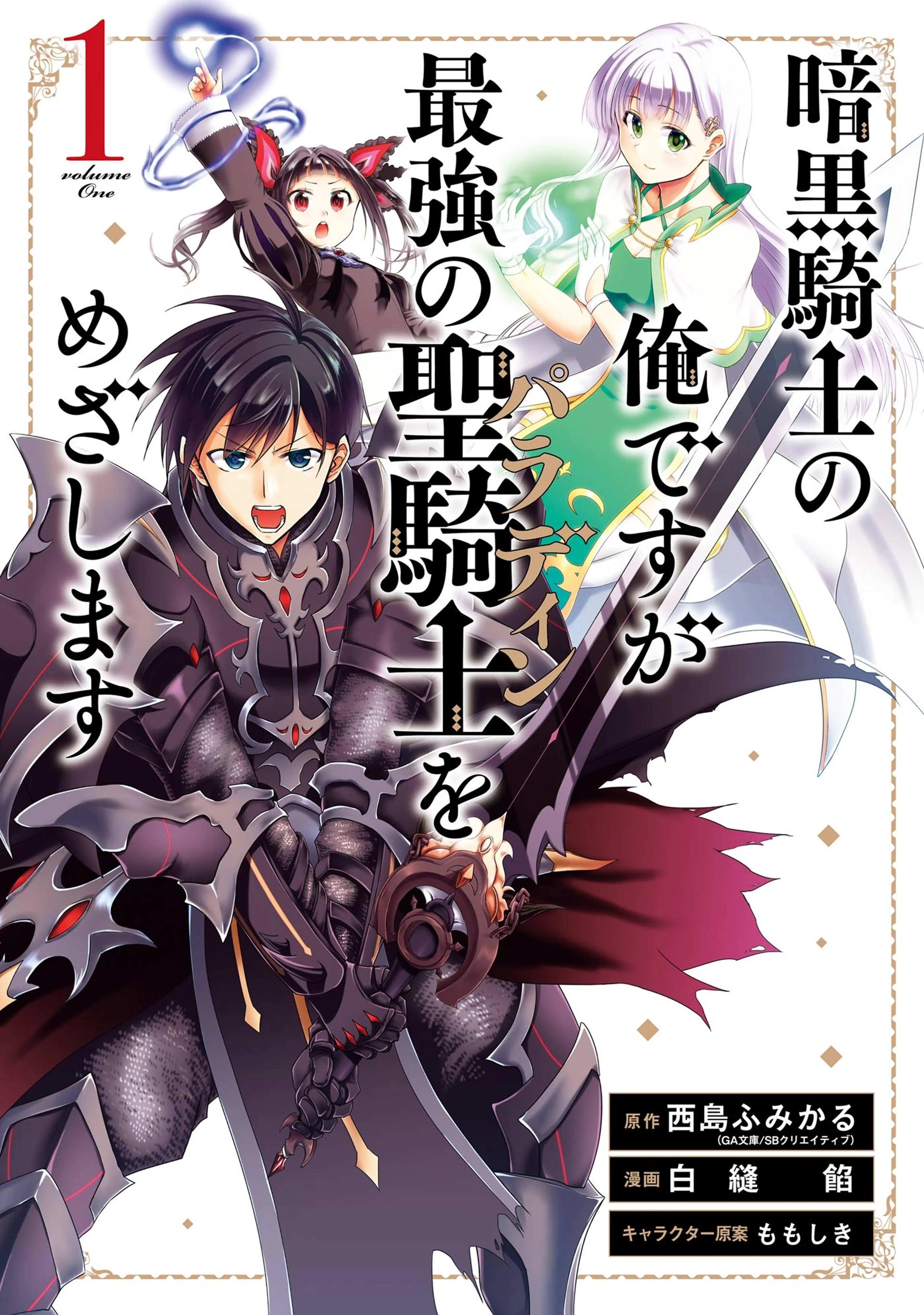 暗黒騎士の俺ですが最強の聖騎士をめざします 書影
